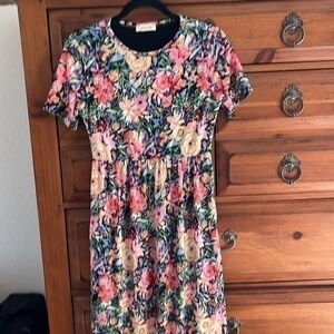 Beeson River Women’s Pink And Blue Maxi Dress Size Small NWOT